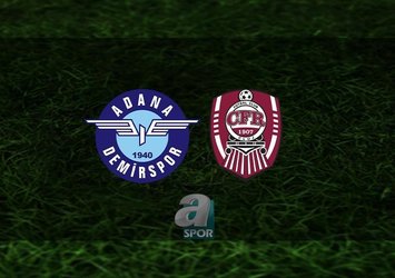 Adana Demirspor'un 11'i belli oldu