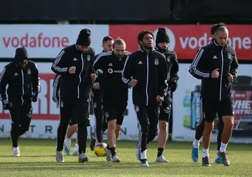 Beşiktaş Sivasspor hazırlıklarını sürdürdü