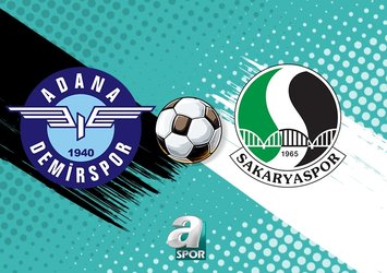 Adana Demirspor - Sakaryaspor maçı hangi kanalda?