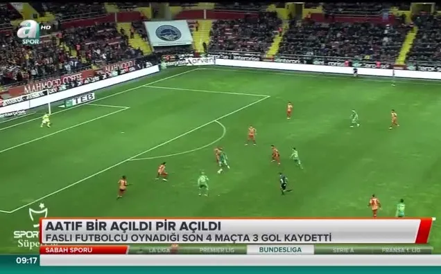 Aatif gollerine devam ediyor