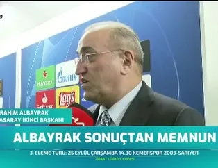 Abdurrahim Albayrak: Sahada iyi mücadele ettik