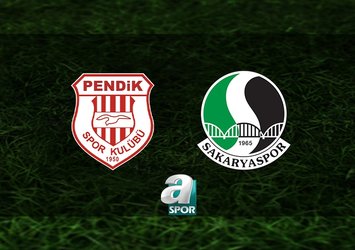 Pendikspor-Sakaryaspor maçı saat kaçta?