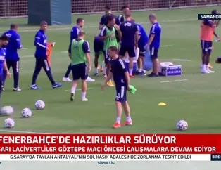 Fenerbahçe'nin Göztepe hazırlığı sürüyor