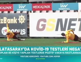 Galatasaray'da Covid-19 testleri negatif