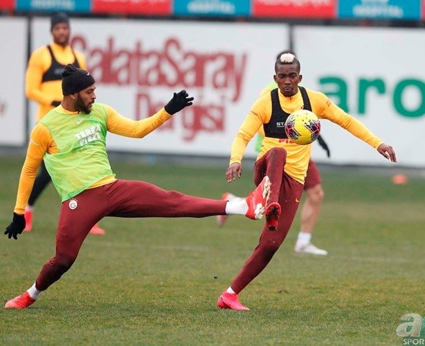 Galatasaray Fenerbahçe derbisi hazırlıklarına devam etti! Lemina...