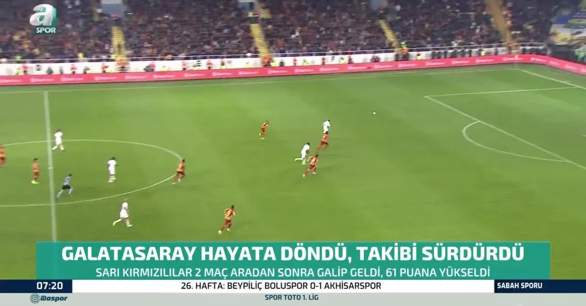 Galatasaray hayata döndü