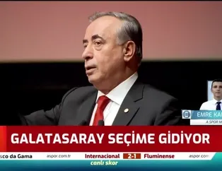 Galatasaray seçime gidiyor!