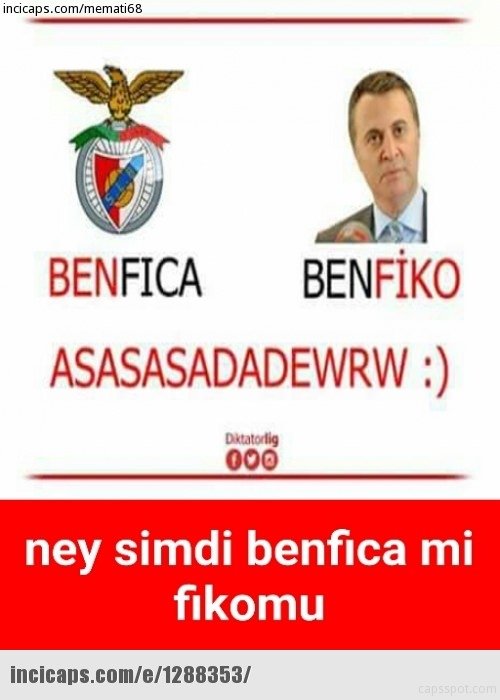 Benfica - Beşiktaş maçının capsleri!