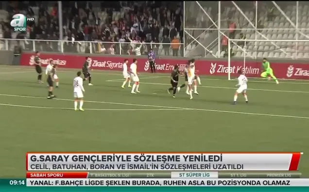 G.Saray gençleriyle sözleşme yeniledi