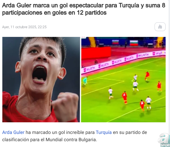 Arda Güler İspanya basınını salladı! İşte atılan manşetler