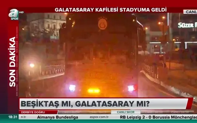 Galatasaray kafilesi stada ulaştı