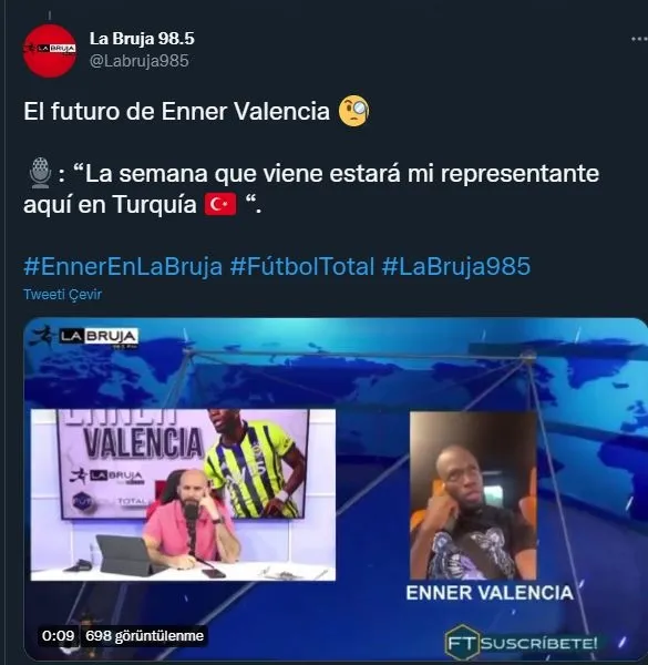 Fenerbahçe’den ayrılıyor mu? Enner Valencia’dan transfer açıklaması - 1