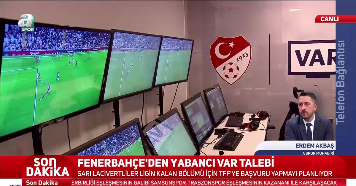 Fenerbahçe'den yabancı VAR talebi