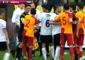 G.Saray - Beşiktaş U21 derbisinde olay çıktı!