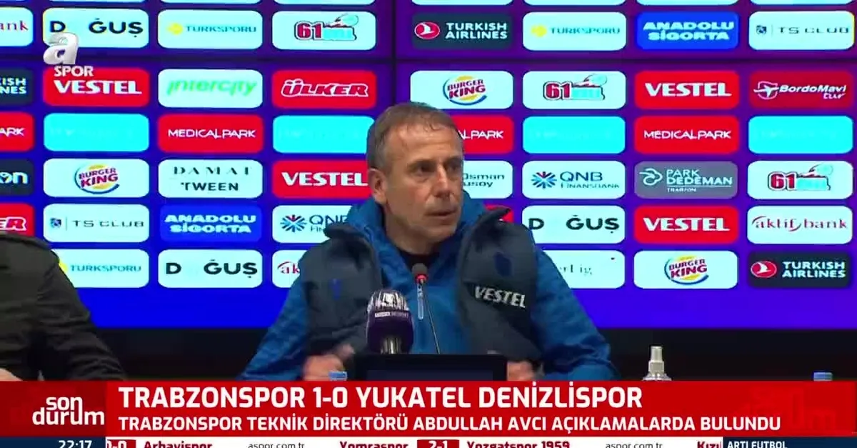 Abdullah Avcı maç sonunda konuştu!