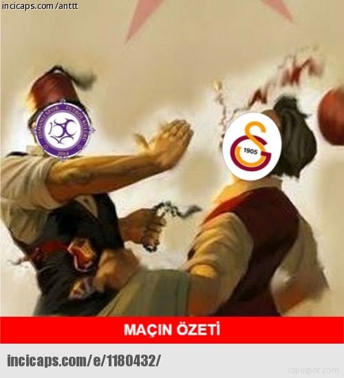 Galatasaray - Osmanlıspor caps’leri
