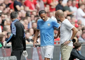 M.City'de Sane en az 6 ay yok