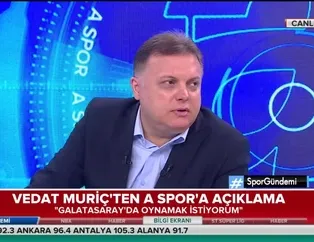 Vedat Muriç Galatasaray'ı açıkladı