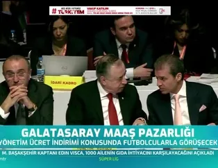 Galatasaray'da maaş pazarlığı