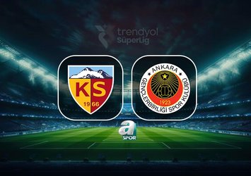 Kayserispor-Gençlerbirliği maçı bilgileri!