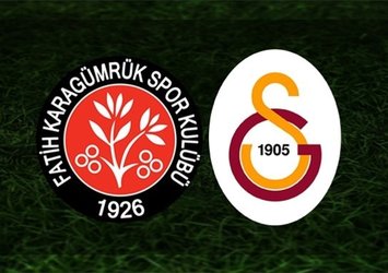 Karagümrük - Galatasaray | CANLI