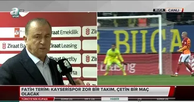 Fatih Terim'den transfer açıklaması