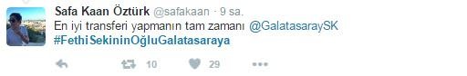Galatasaray, Fethi Sekin’in oğlu için söz verdi