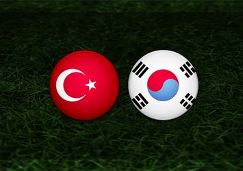 Türkiye - Güney Kore maçı saat kaçta, hangi kanalda?