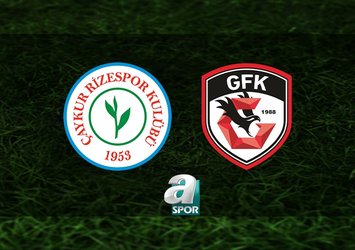 Rizespor-Gaziantep FK maçı saat kaçta?