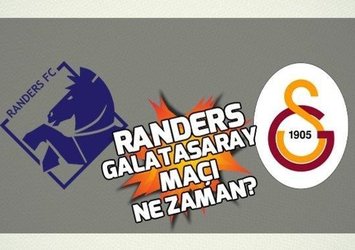 Randers - Galatasaray maçı saat kaçta ve hangi kanalda?