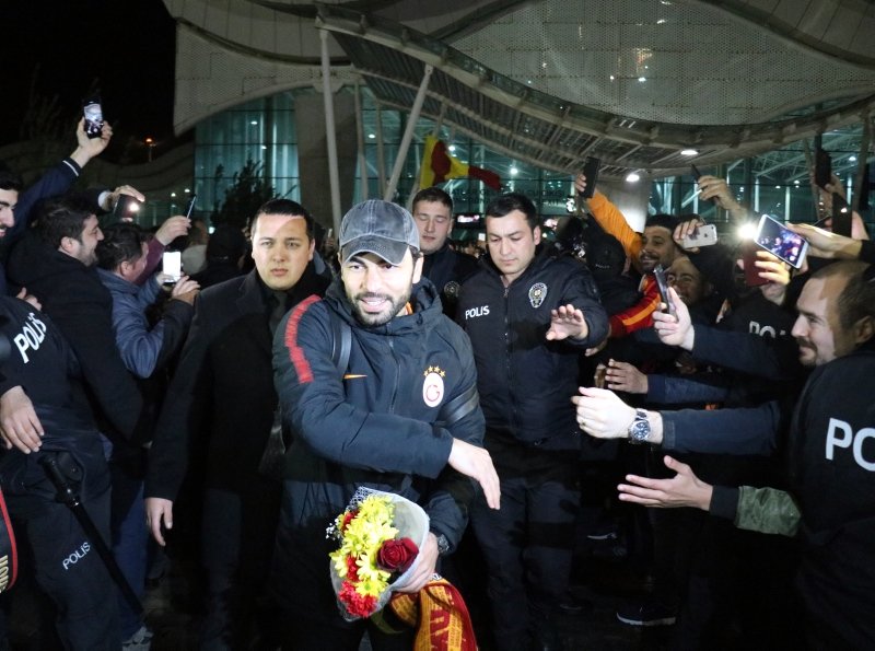 Galatasaray’a Hatay’da coşkulu karşılama