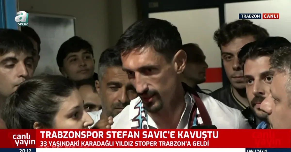 Stefan Savic Trabzon'a geldi!