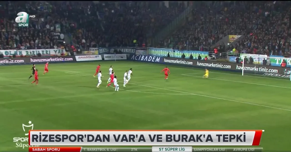 Rizespor'dan VAR'a ve Burak Yılmaz'a tepki