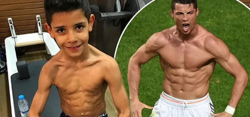 Babasının oğlu: Cristiano Ronaldo Jr.