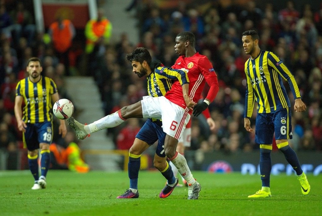 Manchester United - Fenerbahçe maçından kareler