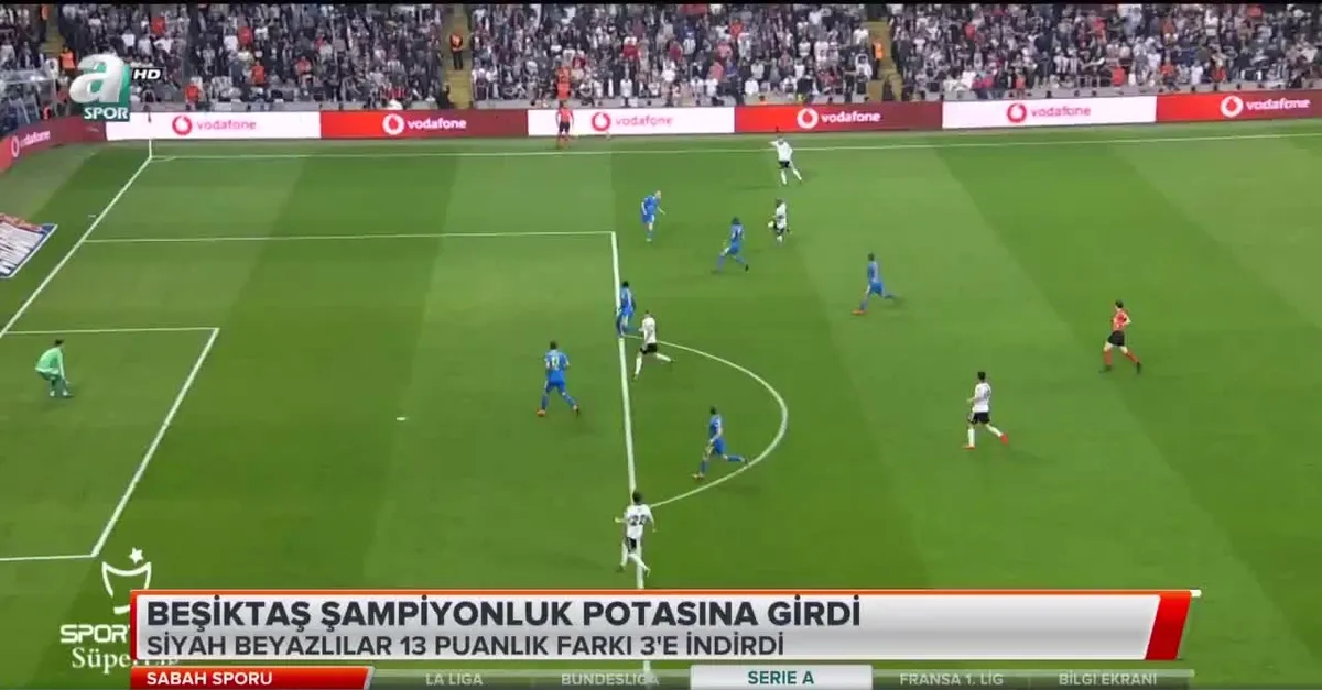 Beşiktaş şampiyonluk potasına girdi