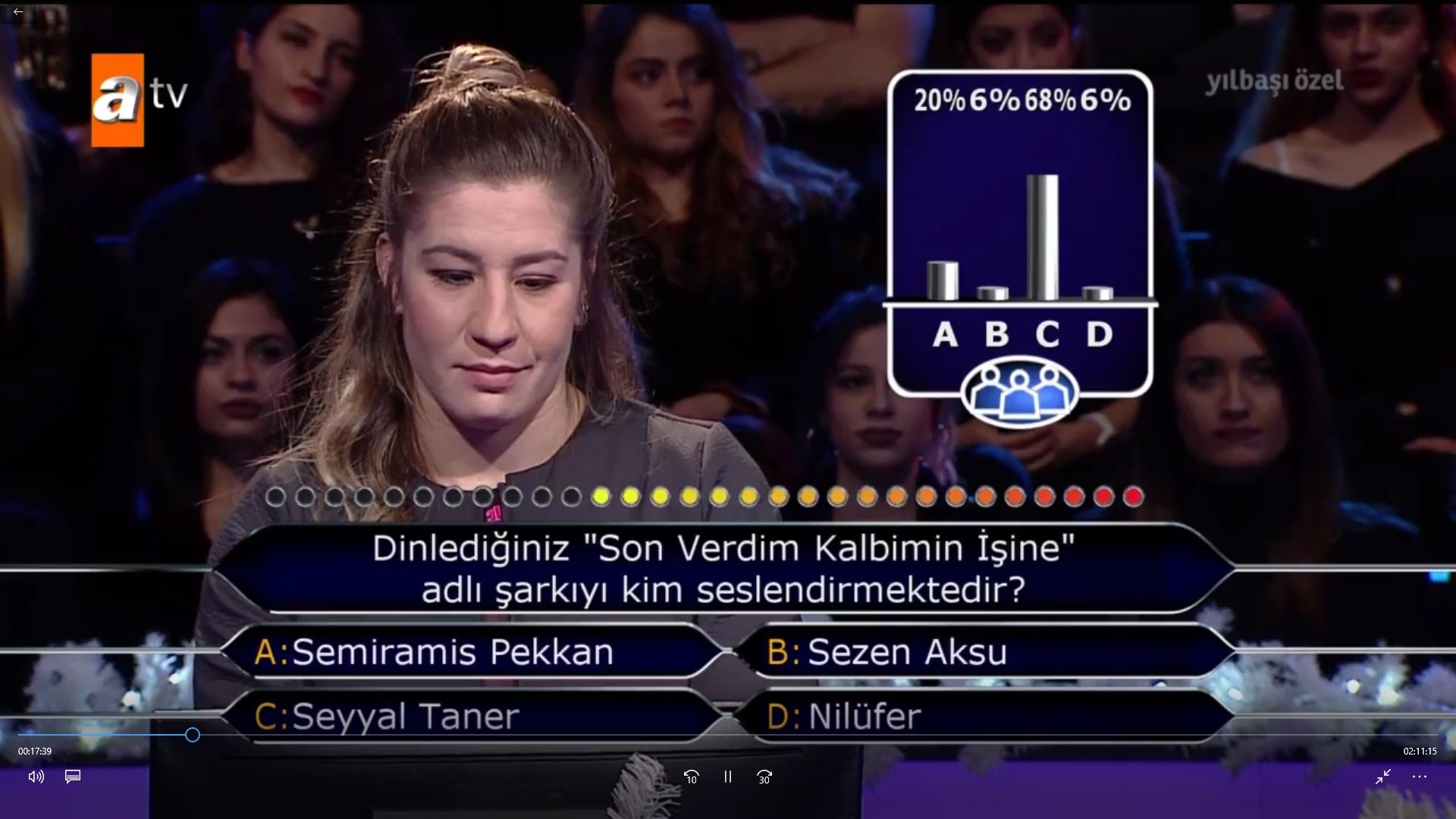 Kim Milyoner Olmak İster 798. yılbaşı özel bölümü soru ve cevapları!