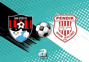 Van Spor FK - Pendikspor maçı saat kaçta?