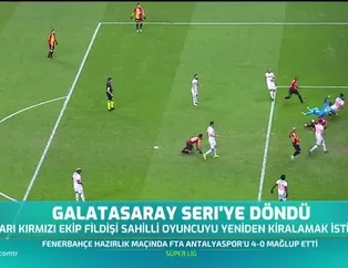 Galatasaray Seri'ye döndü