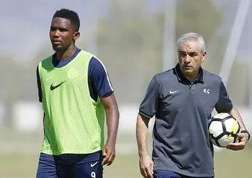 Eto'o'dan Rıza Çalımbay mesajı