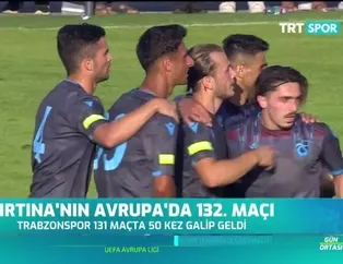 Trabzonspor'un Avrupa'da 132. maçı