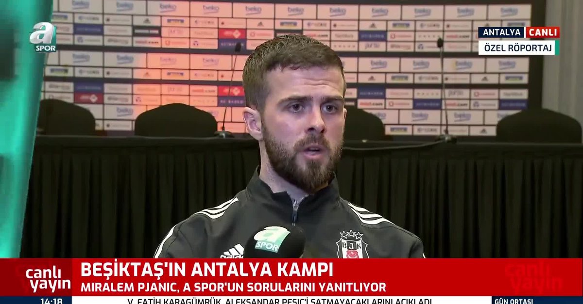 Beşiktaş'ın yıldızı Pjanic A Spor'a konuştu! 