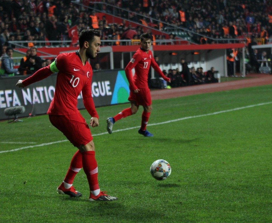 Türkiye İsveç maçından kareler