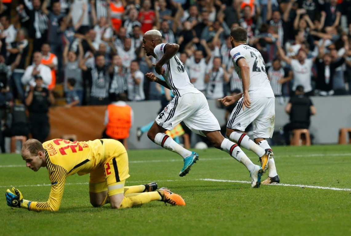 Beşiktaş-Leipzig karşılaşmasından kareler