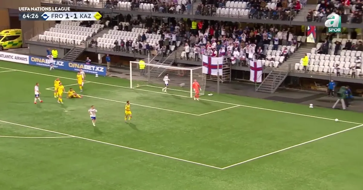 Faroe Adaları 1-1 Kazakistan (MAÇ ÖZETİ)