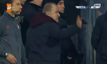 Fatih Terim çılgına döndü! İşte o anlar