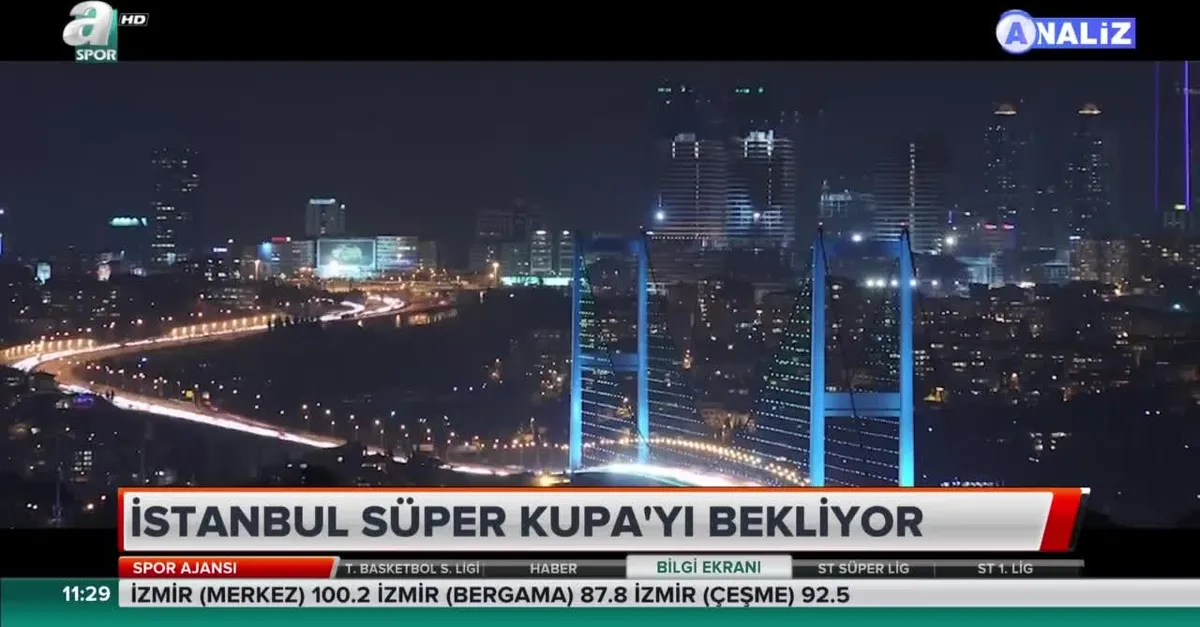 İstanbul Süper Kupa'yı bekliyor