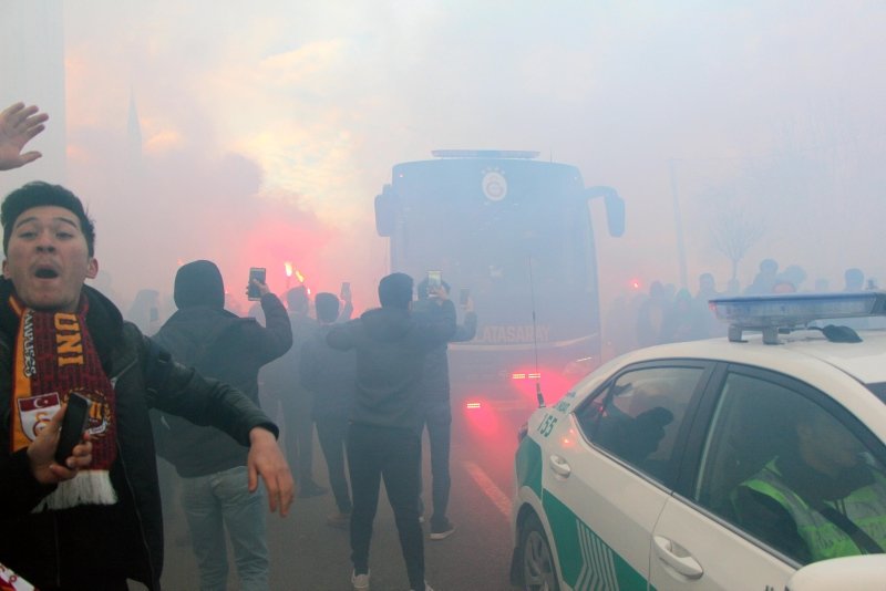 Bolu’da Galatasaray izdihamı yaşandı