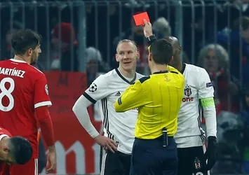 Beşiktaş'ta kırmızı kart şoku