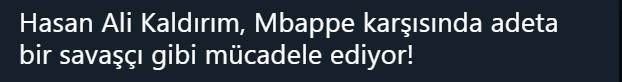 Hasan Ali değil Marcelo!